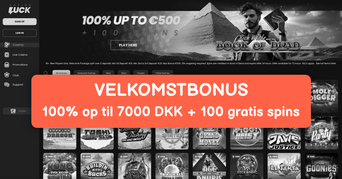 CasinoLuck: Bedste Online Slots i Danmark